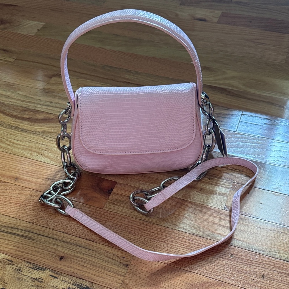 NWT House of Want We Are Chic 2.0 Top Handle Pink Lady Includes Dust Bag
